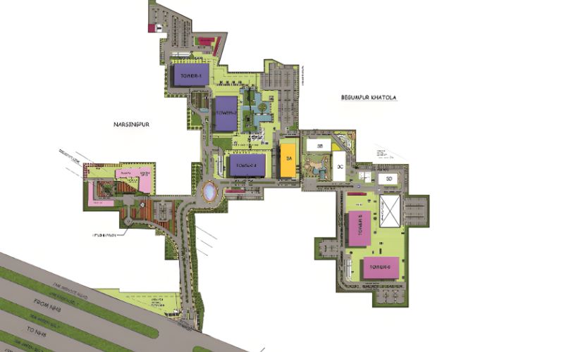 DLF Corporate Greens Masterplan