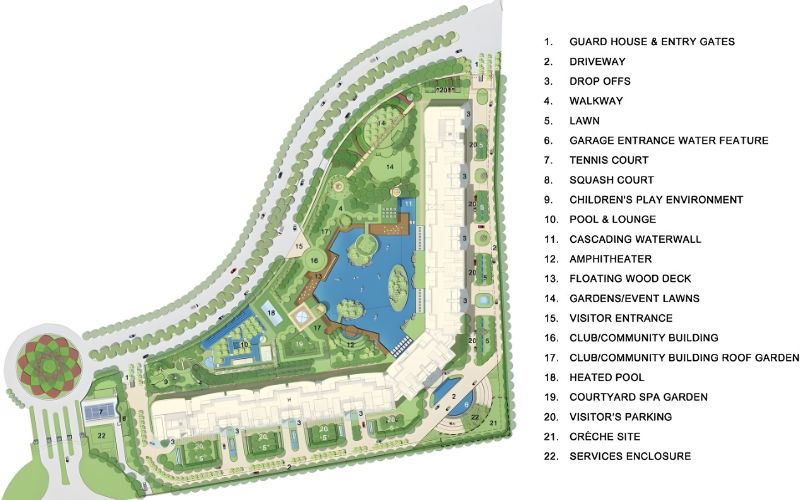 DLF The Camellias Masterplan
