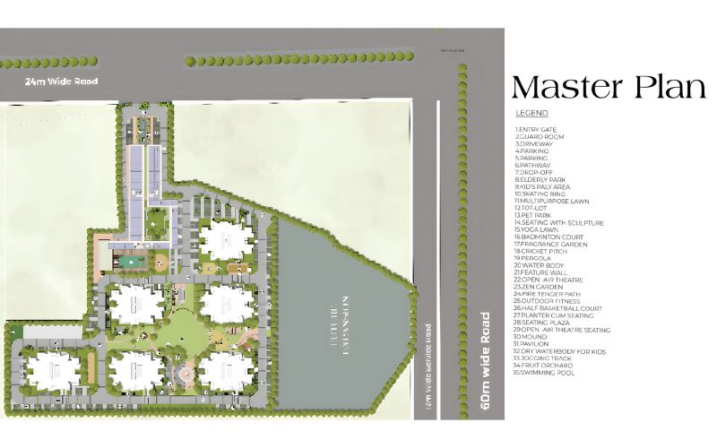 Ganga Realty Tathastu 35 Masterplan